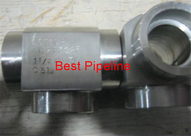 Metal Titanium Alloy Steel Pipe Fittings , High Pressure Threaded Pipe Fittings